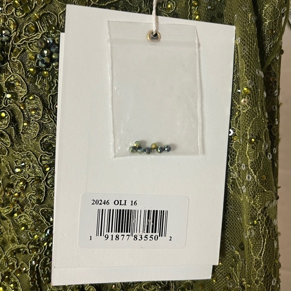 Mac Duggal 20246 Feathered Crystal Embellished Sleeveless Gown - Picture 11 of 12